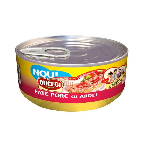 bucegi pate porc cu ardei 120g