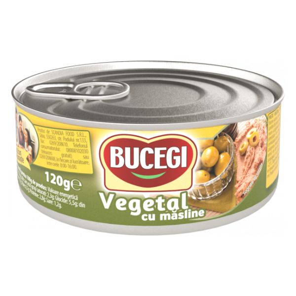 bucegi pate vegetal masline 120g